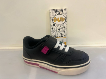 کتونی ونس مشکی صورتی